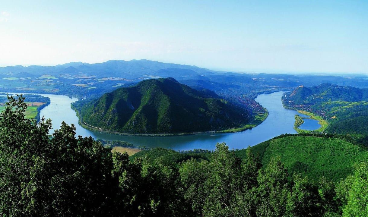 Méandre du Danube près de Visegrád
