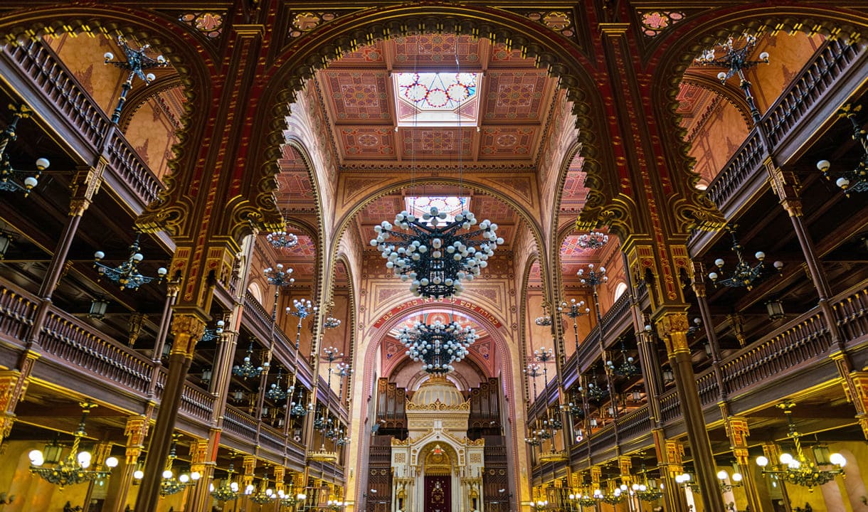 Intérieur de la Grande synagogue
